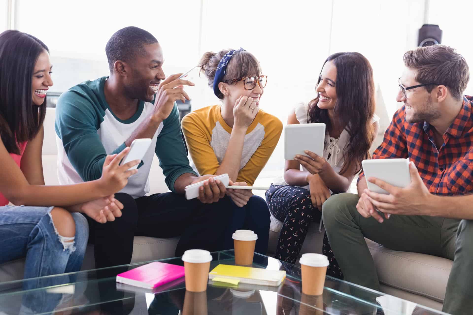 Group of Happy People for Join our team section in Homepage