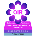 About Us 26 Outsourcing Impact Awards Finalist 2023 Badge