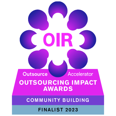 Outsourcing Impact Awards Finalist 2023 Badge