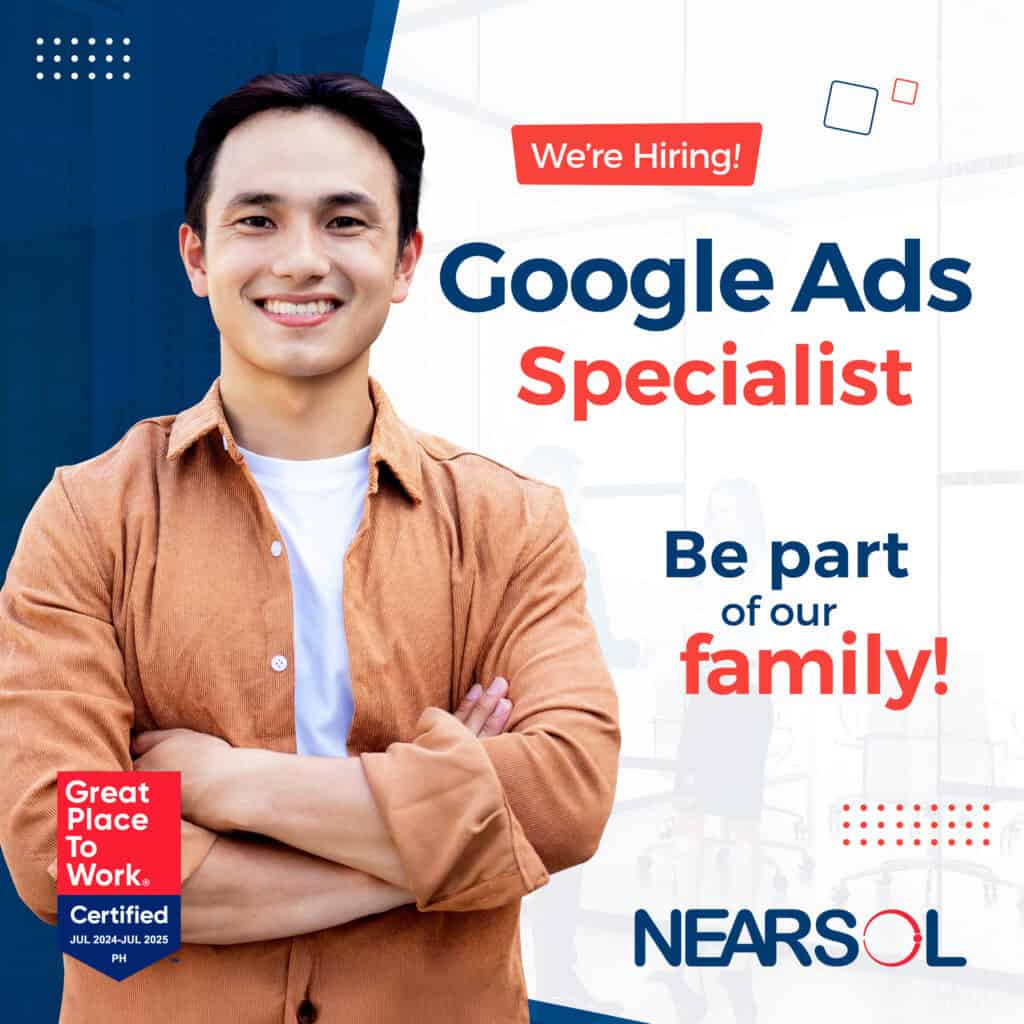 Google Ads Specialist for NEARSOL Hiring